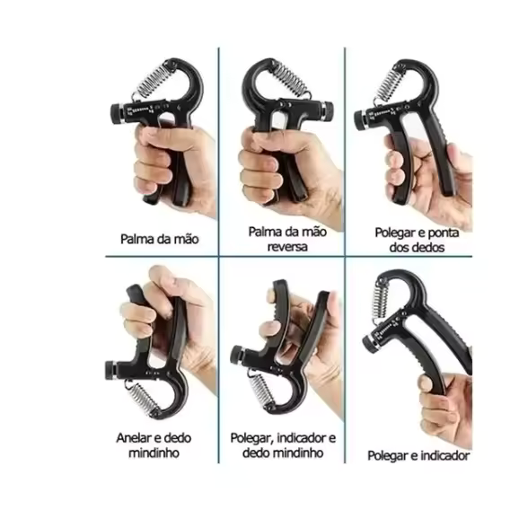 Hand Grip - Aparelho de Fortalecimento das mãos, punho e antebraço