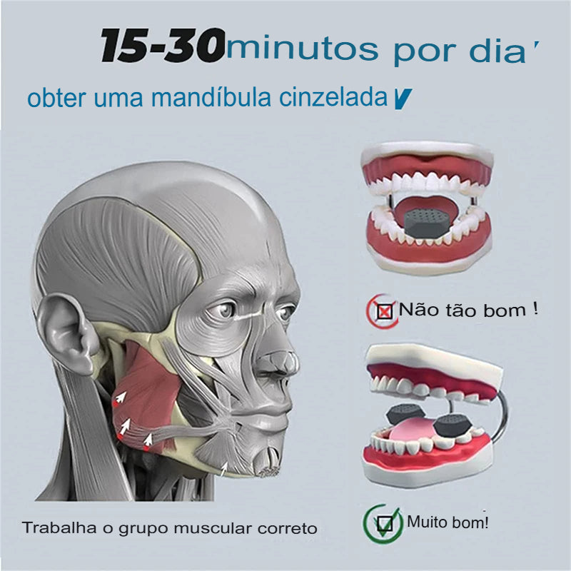 Treinador muscular facial